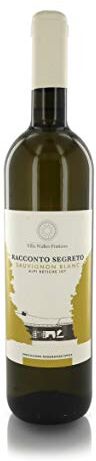 Villa Walter Fontana Vino Bianco ''Racconto Segreto'', Sauvignon Blanc Alpi Retiche IGT, Annata 2019, 75 Cl