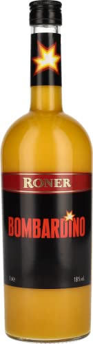 Roner Bombardino (1x 1l) il migliore con Rum liquore all'Uovo originale Distilleria Artigianale Alto Adige Südtirol piu premiata d'Italia 1000 ml