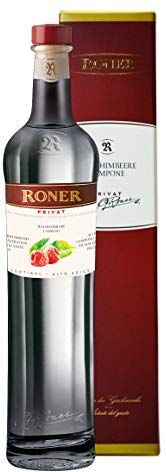 Roner Privat Waldhimbeere astucciato (1x 0,5l) Acquavite di lampone di prima scelta Distilleria Artigianale Alto Adige Südtirol piu premiata d'Italia 500 ml