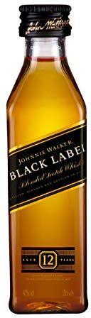 Johnnie Walker Black Label Miniature 12 year old Whisky