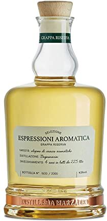 Marzadro Grappa Espressioni "Aromatica" 43° Distilleria  0.70L