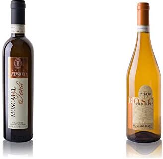 BATASIOLO , Piemonte DOC Moscato Passito Muscatel Tardì 2017, Vino Bianco Fermo Passito, Vino Dolce da Dessert & Moscato D'Asti Docg Bosc D'la Rei, Vino Bianco Vivace e Dolce