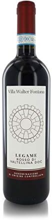 Villa Walter Fontana Vino Rosso ''Legame'', Rosso di Valtellina Doc, Annata 2019, 75 Cl