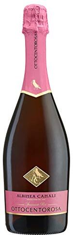 Albinea Canali OTTOCENTOROSA Lambrusco Emilia IGT Spumante Extra Dry  Vino rosato spumante Bottiglia 750 ml