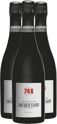 Generico Champagne Cuvée 746 bianco 2018 Champagne Jacquesson DOP Champagne Francia Vitigni Chardonnay,Pinot Meunier,Pinot Noir 3x75cl