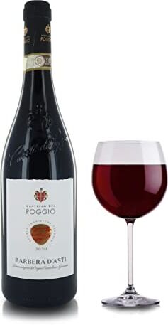 CASTELLO DEL POGGIO Vino Rosso Barbera d'Asti DOCG, 750 Ml