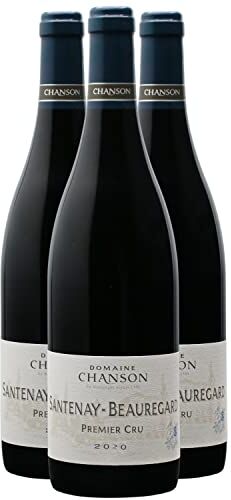 Generico Santenay 1er Cru Beauregard rosso 2018 Chanson DOP Borgogna Francia Vitigni Pinot Noir 3x75cl