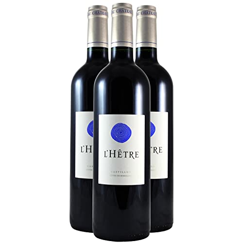 Generico L'Hêtre rosso 2019 Organico Thienpont Vins Fins DOP Côtes de Bordeaux Castillon Bordeaux Francia Vitigni Cabernet Franc,Merlot 3x75cl