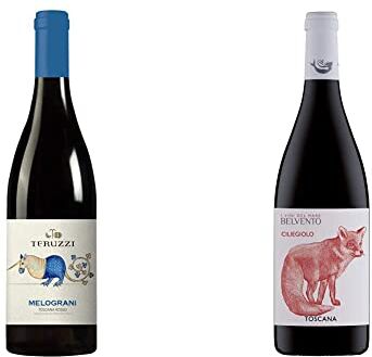 Teruzzi Melograni 750 ml & Petra Belvento i Vini del Mare Ciliegiolo Igt 750 ml