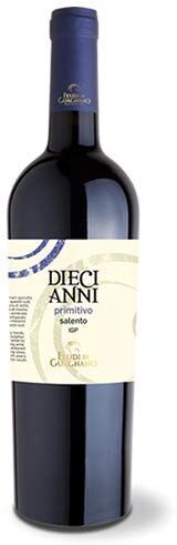 Feudi di Guagnano Primitivo IGT Salento 10 Anni   2018   Cl 75