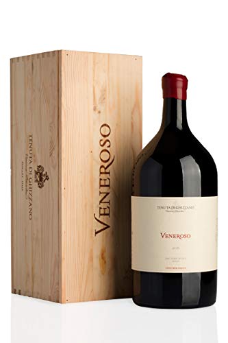 TENUTA DI GHIZZANO Venerosi Pesciolini Tenuta di Ghizzano Veneroso Vino Rosso Biologico Terre di Pisa DOC Pluripremiato Vino Storico Dedicato a Veneroso Venerosi Doppia Magnum 3 Litri Cassetta in Legno