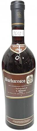 G. Troglia Vintage Bottle  Barbaresco DOC 1968 0,75 lt. COD. 2602