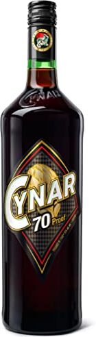 Cynar 70 Proof, 1 L, Liquore Amaro a Base di Carciofo ed Erbe, 35% Vol