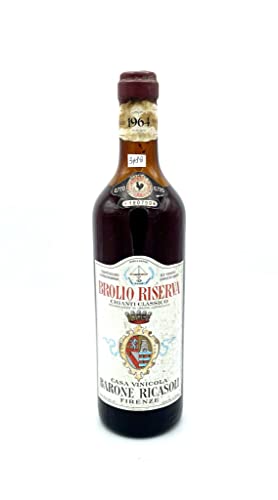Barone Ricasoli Vintage Bottle  Chianti Classico"Brolio Riserva" DOC 1964 0,72 lt. COD. 3189