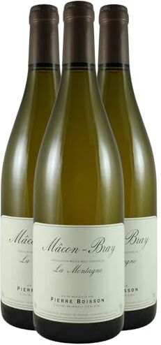 Generico Mâcon Bray La Montagne bianco 2020 Boisson Frère er Soeur DOP Borgogna Francia Vitigni Chardonnay 3x75cl