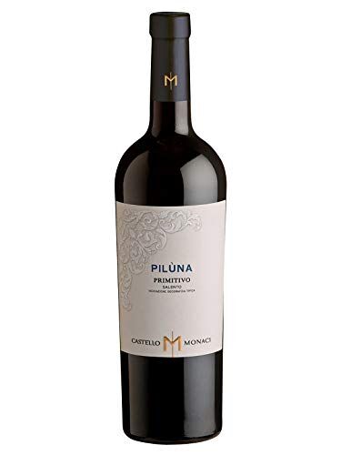Feudo Monaci PILUNA Primitivo Salento IGT Castello Monaci Vino rosso fermo 2017 Bottiglia 750 ml