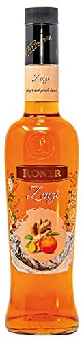 Roner Zenzi (1x 0,7l) Liquore alla Pesca e Zenzero prova Zenzi Spritz Distilleria Artigianale Alto Adige Südtirol più premiata d'Italia 700 ml