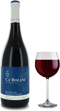 CA' BOLANI Vino Rosso Refosco dal Peduncolo Rosso Friuli DOC Aquileia, 2020, 750 Ml