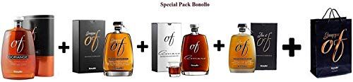 Bonollo SPECIAL PACK, GRAPPA AMARONE, + DORANGE, + AMARO + FIOR D'OF CON BUSTA REGALO