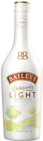 Baileys Deliciously Light, crema di whisky irlandese certificata B-Corp, 700 ml