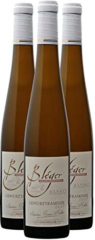 Generico Alsace Gewurztraminer Sélection de Grains Nobles Moelleux bianco 2017 Organico Domaine Claude et Christophe Bléger DOP Alsazia Francia Vitigni Gewurztraminer 3x50cl