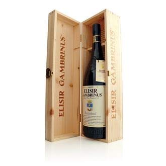 Dolce e Salato Elisir Gambrinus magnum cassa di legno liquore di vino Raboso Piave 150 cl 27% vol.