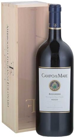 FOLONARI Magnum 1,5 Litri Bolgheri Rosso Tenuta Campo al Mare DOC in Cassa Legno