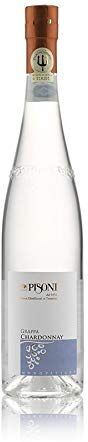 Pisoni grappa Chardonnay giovane gradevole delicatamente profumata 0,2 l 43% vol. alc.