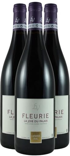 Generico Fleurie Joie du Palais rosso 2019 Organico Domaine Lafarge-Vial DOP Beaujolais Francia Vitigni Gamay 3x75cl