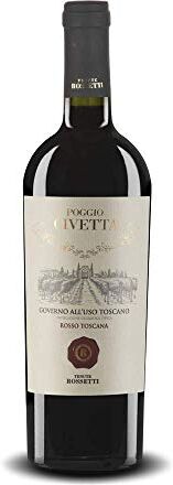 Tenute Rossetti Poggio Civetta Governo all’Uso Toscano IGT Vino Rosso Toscana  (1 bottiglia 75 cl.)