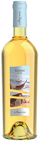 CONTINI KARMIS Vino Bianco Tharros I.g.t.(Vernaccia e Vermentino) BOTT 75 CL IMBALLO DA 6 BOTTIGLIE DA 75 CL