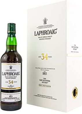 Laphroaig 34 Years Old The Ian Hunter Story Book 4: Malt Master 46,2% Vol. 0,7l in Giftbox