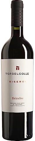 Tordelcolle Brindisi DOC Rosso Riserva, 750 ml, Alcol 13.5%