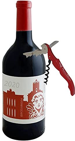 sicilia bedda FRAPPATO COS Terre Siciliane IGP Vino Biologico 750 Ml 12% vol. Con Elegante Apribottiglia