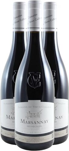 Generico Marsannay Les Récilles rosso 2020 Organico Domaine du Vieux Collège DOP Borgogna Francia Vitigni Pinot Noir 3x75cl