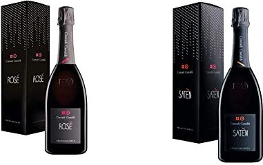 Contadi Castaldi Rosé Non Millesimato Astucciato 750 ml & Satèn Astucciato 750 ml