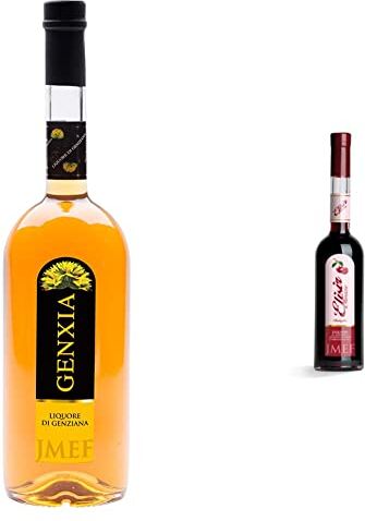 Distilleria JMEF Genxia   Liquore di Genziana   Distilleria Jannamico Abruzzo dal 1888-1000 ML &  dal 1888 Lanciano Elisir d'Abruzzo Rattafia Liquore 500 ml