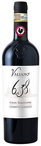 Zeus Party Cassa da 6 Bottiglie di Chianti Classico Gran Selezione DOCG “6.38” 2015 Valiano