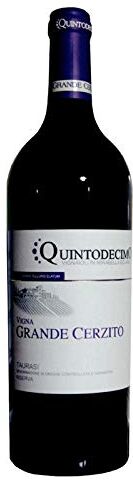 Quintodecimo Vino Taurasi riserva Vigna Grande Cerzito DOCG rosso