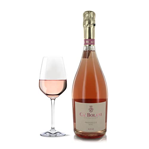 CA' BOLANI Vino Prosecco DOC Spumante Rosé Brut, NV, 750 Ml