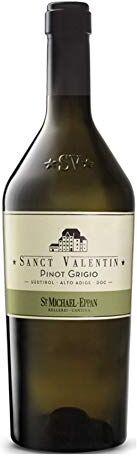 San Michele Appiano Alto Adige D.O.C. Sanct Valentin Pinot Grigio 2018  Bianco Trentino Alto Adige 14,0%