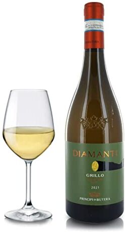 PRINCIPI DI BUTERA Vino Bianco Diamanti Grillo Sicilia DOC, 2021, 750 Ml