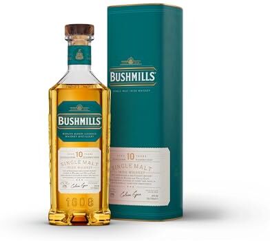 Bushmills 10 anni Single Malt 70 cl Whiskey irlandese invecchiato 10 anni. 40% vol.