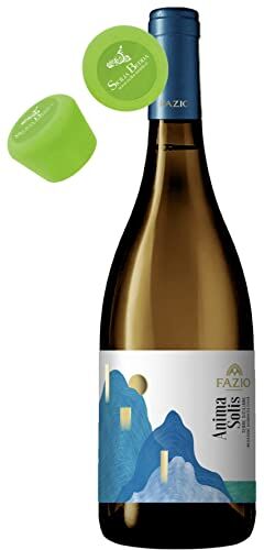 sicilia bedda FAZIO VINI Vino Bianco Prodotto a Erice IDEA REGALO (ANIMA SOLIS Zibibbo e Catarratto, 1 Bottiglia con Tegolina)