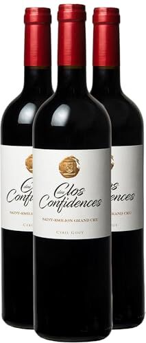 Generico Clos des Confidences Saint-Emilion Grand Cru rosso 2018 DOP Bordeaux Francia Vitigni Merlot,Cabernet Sauvignon 3x75cl