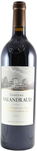 Generico Château Valandraud rosso 2017 DOP Saint-Emilion Grand Cru Bordeaux Francia Vitigni Merlot,Cabernet Franc,Cabernet Sauvignon 75cl 96/100 James Suckling