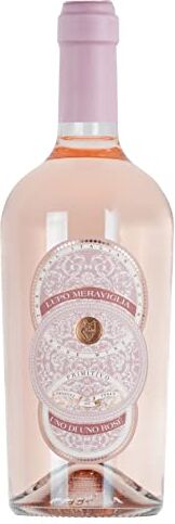 LUPO MERAVIGLIA Primitivo Rose Puglia IGT, Uno di Uno Rose, Bottiglia 750 ml, Alc. 12% Vol