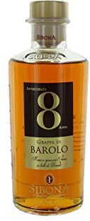 Sibona Grappa Di Barolo Invecchiata 8 Anni  Cl 50