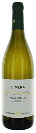 Castello Monaci SIMERA Chardonnay Salento IGT  Vino bianco fermo 2017 Bottiglia 750 ml