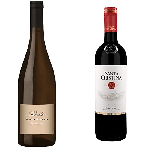 Prunotto Moscato d'Asti DOCG & Santa Cristina Rosso IGT 750ml